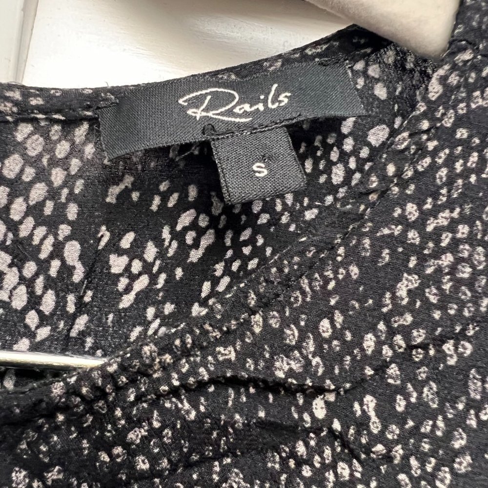 Rails Black And Gray Dress With Elastic Waist, An… - image 4